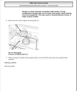 Manuales de reparaciones jeep compass y patriot limited 2007-2009