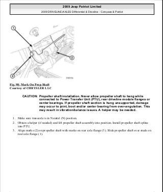 Manuales de reparaciones jeep compass y patriot limited 2007-2009