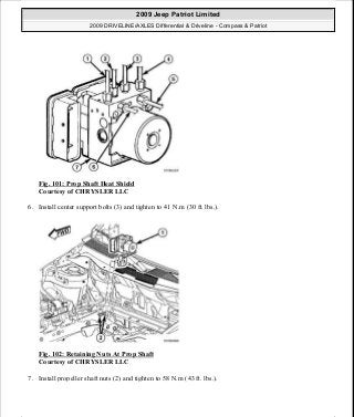 Manuales de reparaciones jeep compass y patriot limited 2007-2009