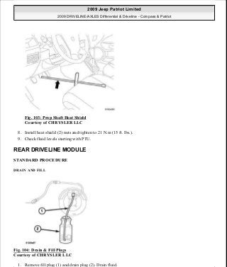 Manuales de reparaciones jeep compass y patriot limited 2007-2009