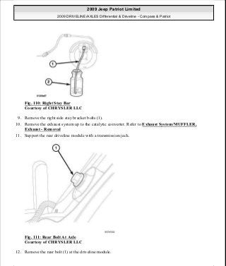 Manuales de reparaciones jeep compass y patriot limited 2007-2009