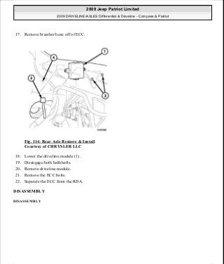 Manuales de reparaciones jeep compass y patriot limited 2007-2009