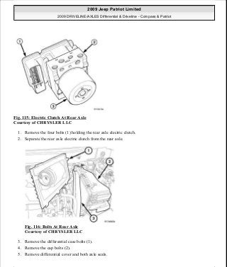 Manuales de reparaciones jeep compass y patriot limited 2007-2009