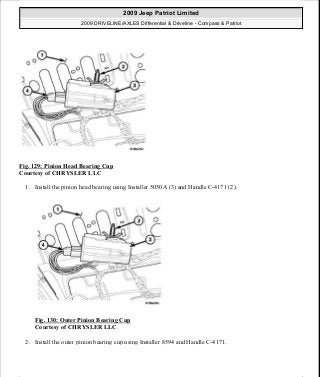 Manuales de reparaciones jeep compass y patriot limited 2007-2009