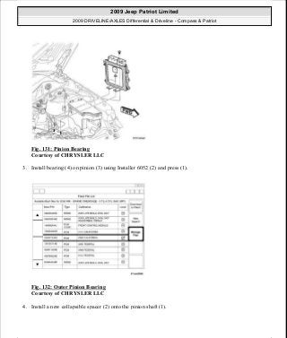 Manuales de reparaciones jeep compass y patriot limited 2007-2009