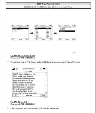 Manuales de reparaciones jeep compass y patriot limited 2007-2009
