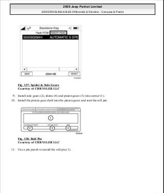 Manuales de reparaciones jeep compass y patriot limited 2007-2009