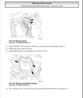 Manuales de reparaciones jeep compass y patriot limited 2007-2009