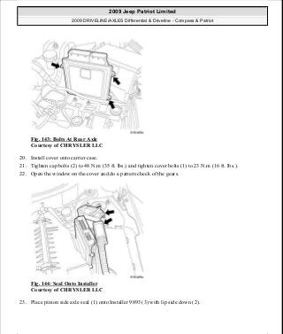 Manuales de reparaciones jeep compass y patriot limited 2007-2009