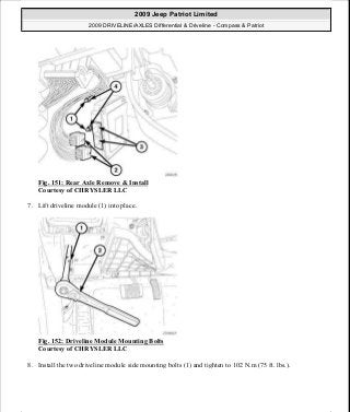 Manuales de reparaciones jeep compass y patriot limited 2007-2009