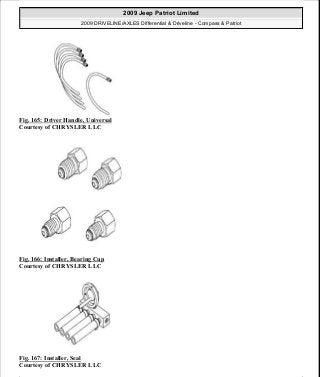 Manuales de reparaciones jeep compass y patriot limited 2007-2009