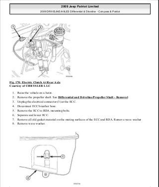 Manuales de reparaciones jeep compass y patriot limited 2007-2009
