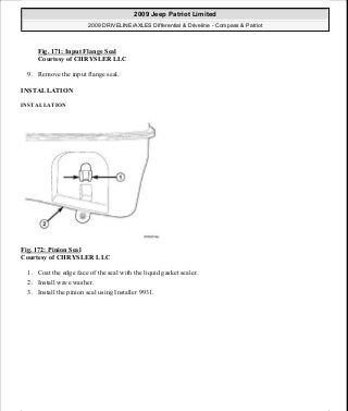 Manuales de reparaciones jeep compass y patriot limited 2007-2009