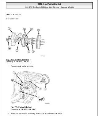 Manuales de reparaciones jeep compass y patriot limited 2007-2009