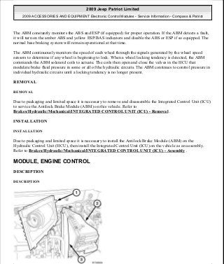 Manuales de reparaciones jeep compass y patriot limited 2007-2009