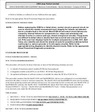 Manuales de reparaciones jeep compass y patriot limited 2007-2009