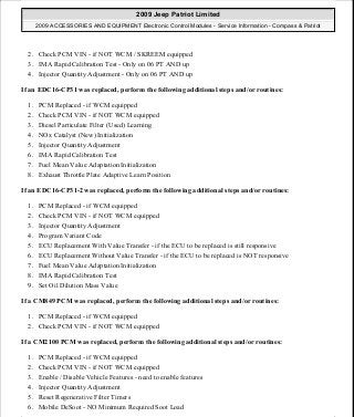 Manuales de reparaciones jeep compass y patriot limited 2007-2009