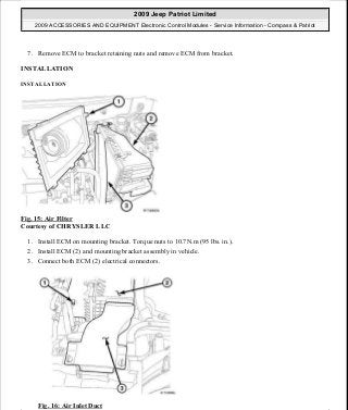Manuales de reparaciones jeep compass y patriot limited 2007-2009