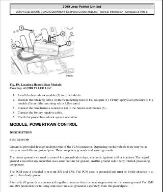Manuales de reparaciones jeep compass y patriot limited 2007-2009