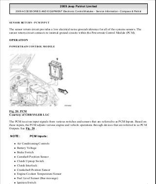 Manuales de reparaciones jeep compass y patriot limited 2007-2009