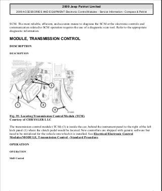 Manuales de reparaciones jeep compass y patriot limited 2007-2009