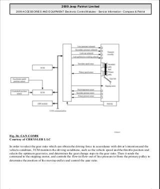 Manuales de reparaciones jeep compass y patriot limited 2007-2009