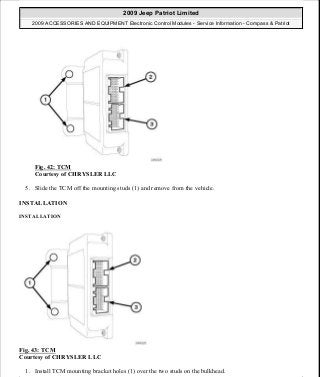 Manuales de reparaciones jeep compass y patriot limited 2007-2009