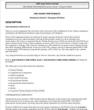 Manuales de reparaciones jeep compass y patriot limited 2007-2009