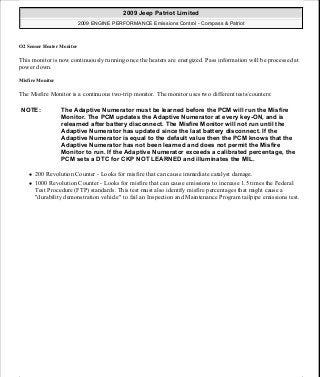Manuales de reparaciones jeep compass y patriot limited 2007-2009