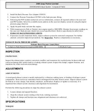 Manuales de reparaciones jeep compass y patriot limited 2007-2009