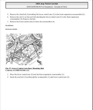 Manuales de reparaciones jeep compass y patriot limited 2007-2009