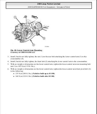 Manuales de reparaciones jeep compass y patriot limited 2007-2009