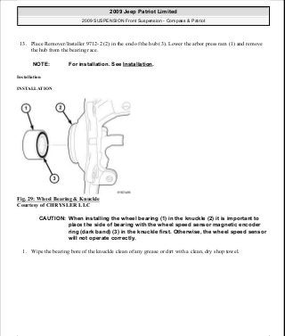 Manuales de reparaciones jeep compass y patriot limited 2007-2009