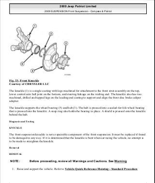 Manuales de reparaciones jeep compass y patriot limited 2007-2009