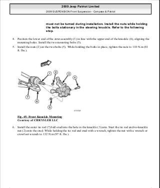 Manuales de reparaciones jeep compass y patriot limited 2007-2009