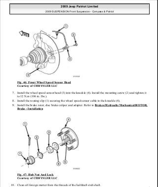 Manuales de reparaciones jeep compass y patriot limited 2007-2009