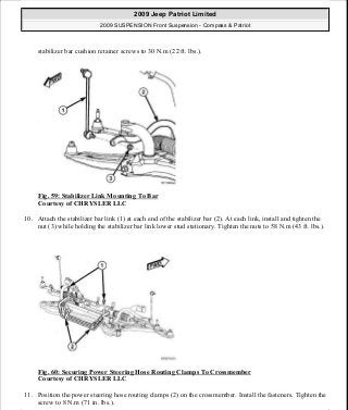 Manuales de reparaciones jeep compass y patriot limited 2007-2009