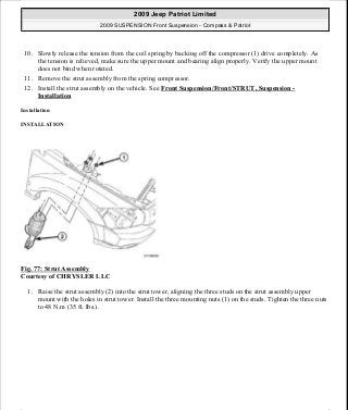 Manuales de reparaciones jeep compass y patriot limited 2007-2009