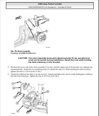 Manuales de reparaciones jeep compass y patriot limited 2007-2009