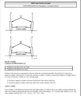 Manuales de reparaciones jeep compass y patriot limited 2007-2009