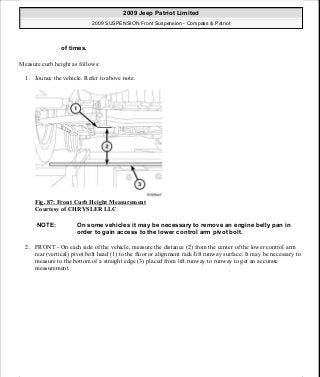 Manuales de reparaciones jeep compass y patriot limited 2007-2009