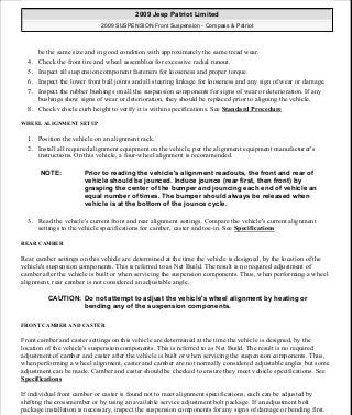 Manuales de reparaciones jeep compass y patriot limited 2007-2009
