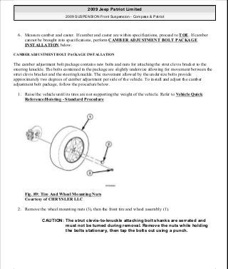 Manuales de reparaciones jeep compass y patriot limited 2007-2009