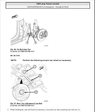 Manuales de reparaciones jeep compass y patriot limited 2007-2009