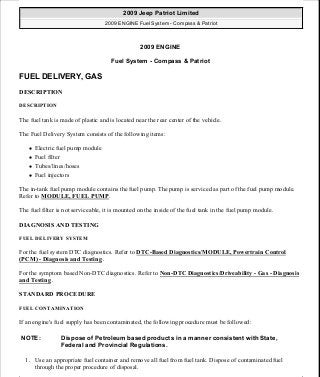 Manuales de reparaciones jeep compass y patriot limited 2007-2009