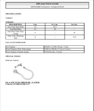 Manuales de reparaciones jeep compass y patriot limited 2007-2009