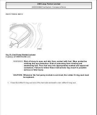 Manuales de reparaciones jeep compass y patriot limited 2007-2009