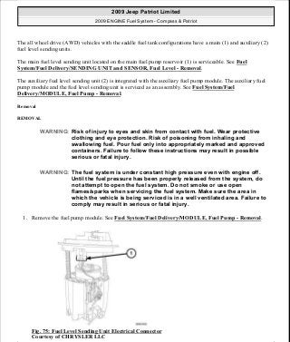 Manuales de reparaciones jeep compass y patriot limited 2007-2009