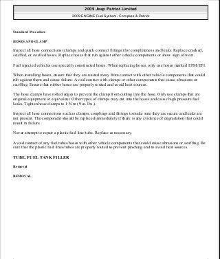 Manuales de reparaciones jeep compass y patriot limited 2007-2009