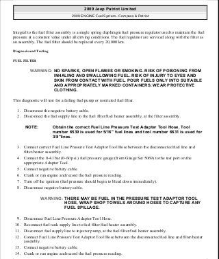 Manuales de reparaciones jeep compass y patriot limited 2007-2009